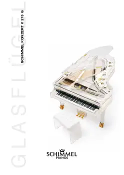 Glass grand piano catalogue