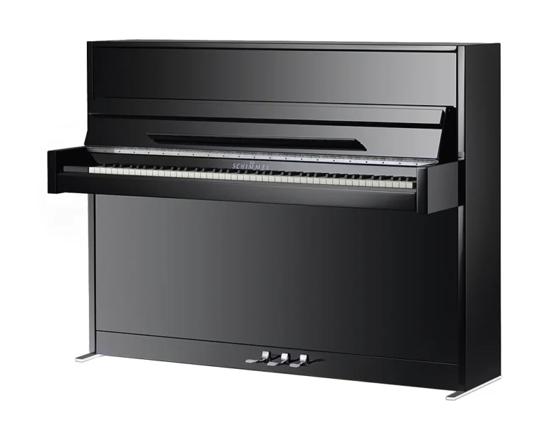 E 116 Modern Schwarz poliert Klavier