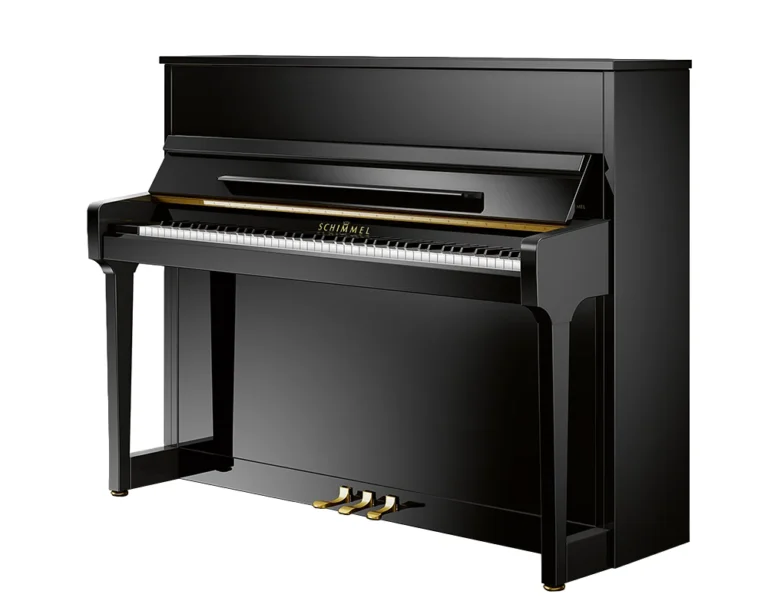 E 116 Tradition Schwarz poliert Klavier